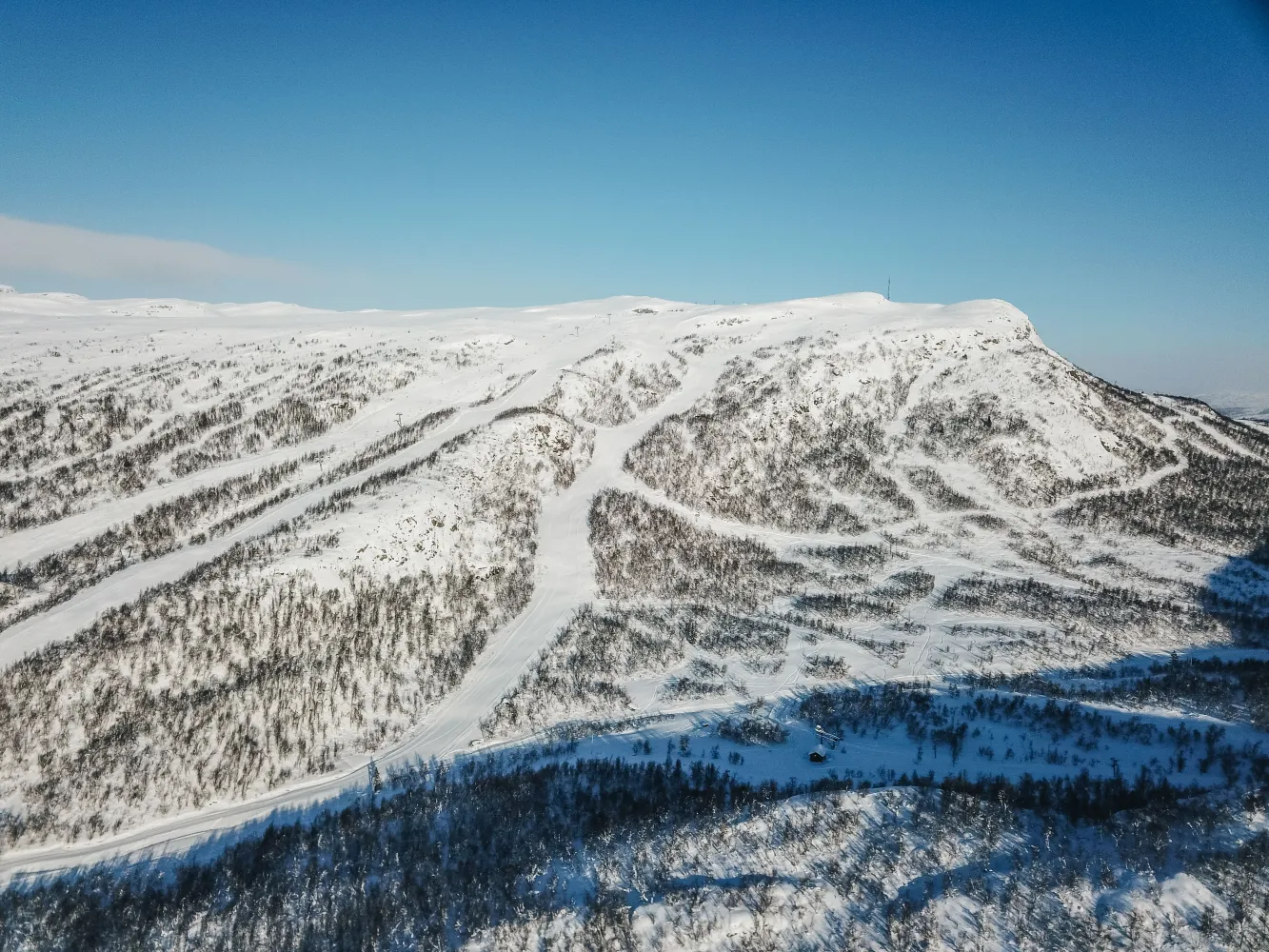 Hovden Alpinsenter overview 