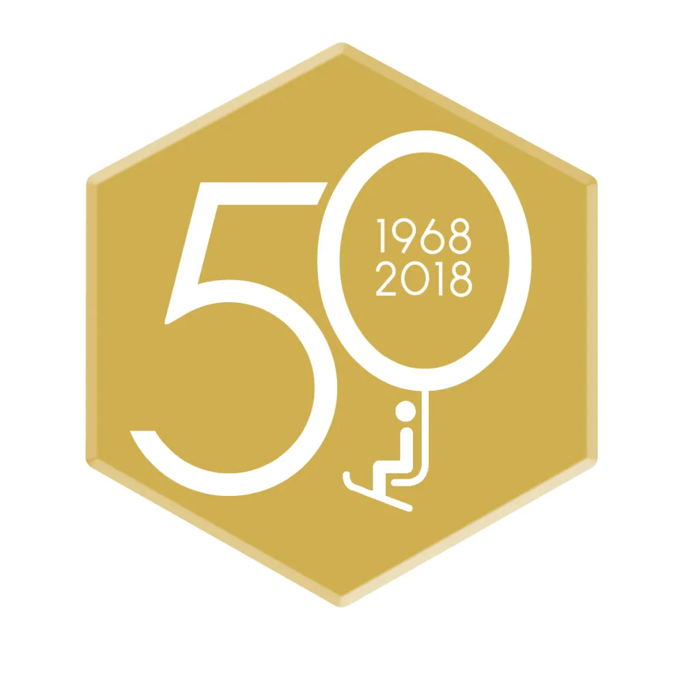 Hovden 50 år logo