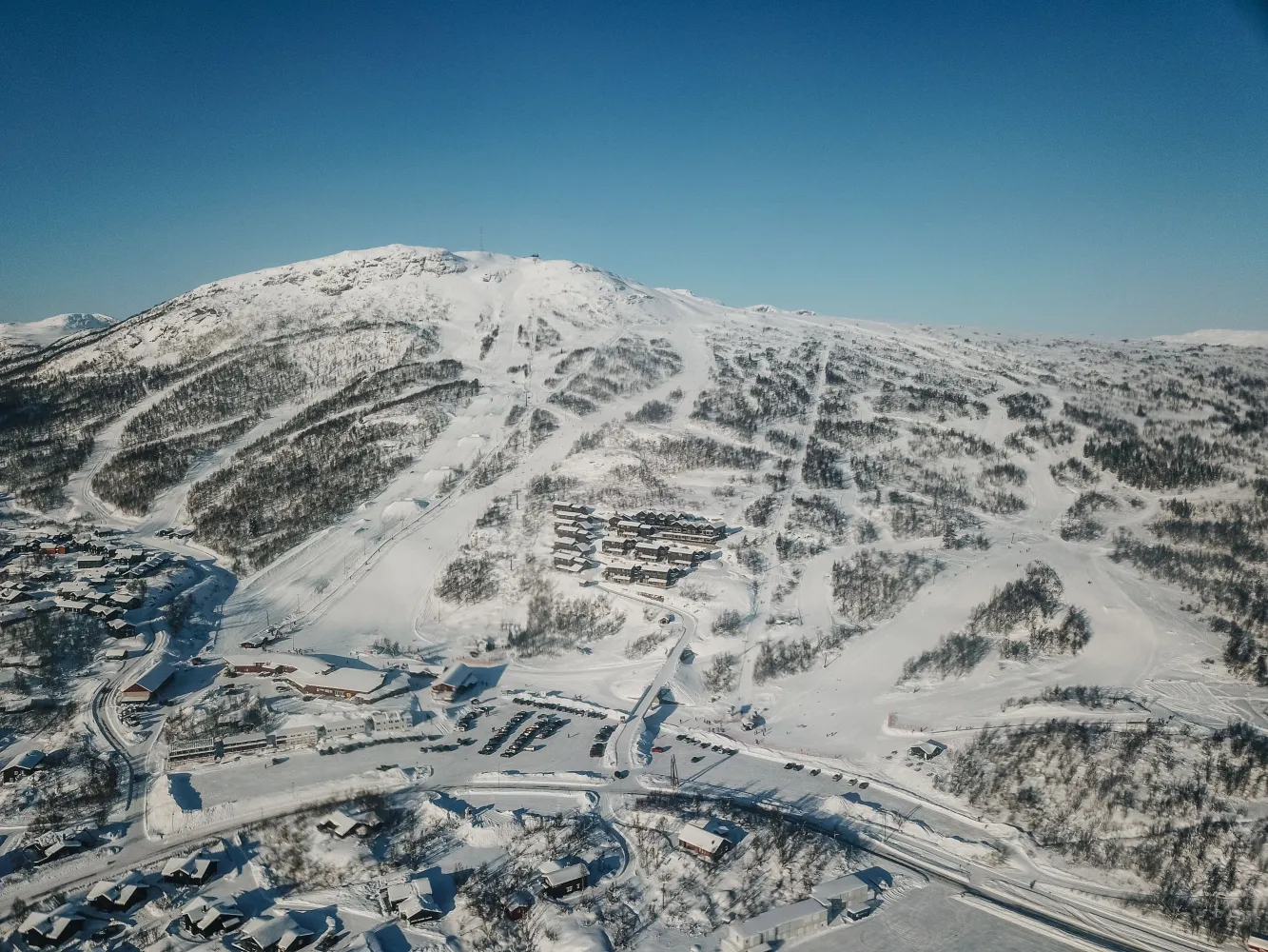 Hovden Alpinsenter overview